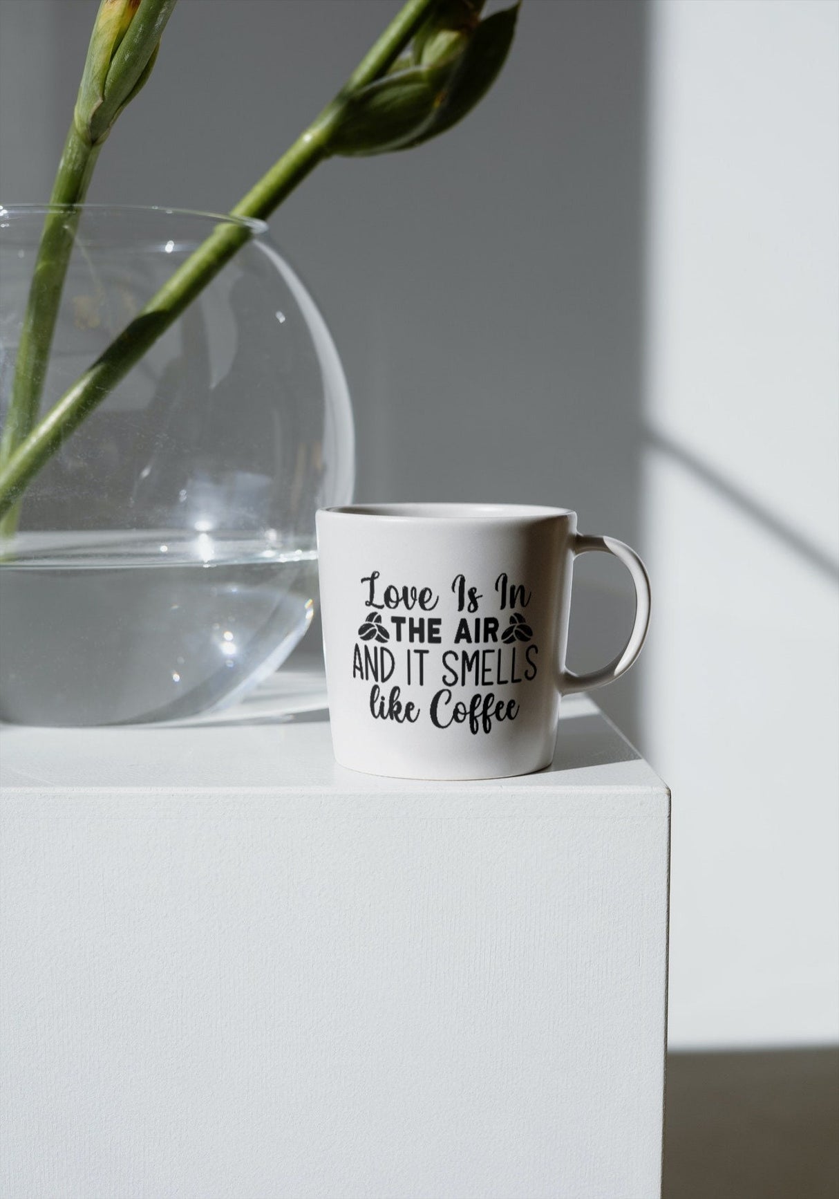 Love Is In The Air And It Smells Like Coffee SVG Cut File