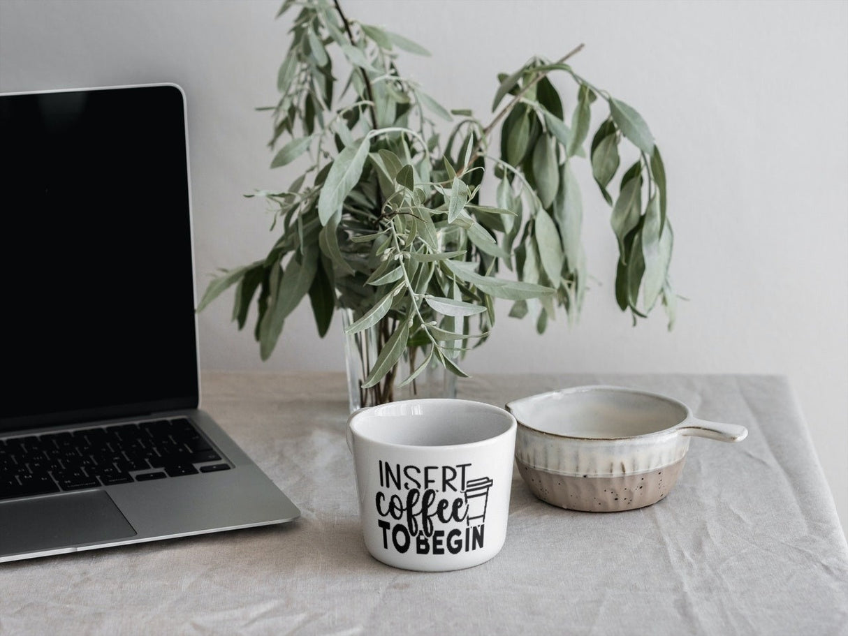 Insert Coffee To Begin SVG Cut File