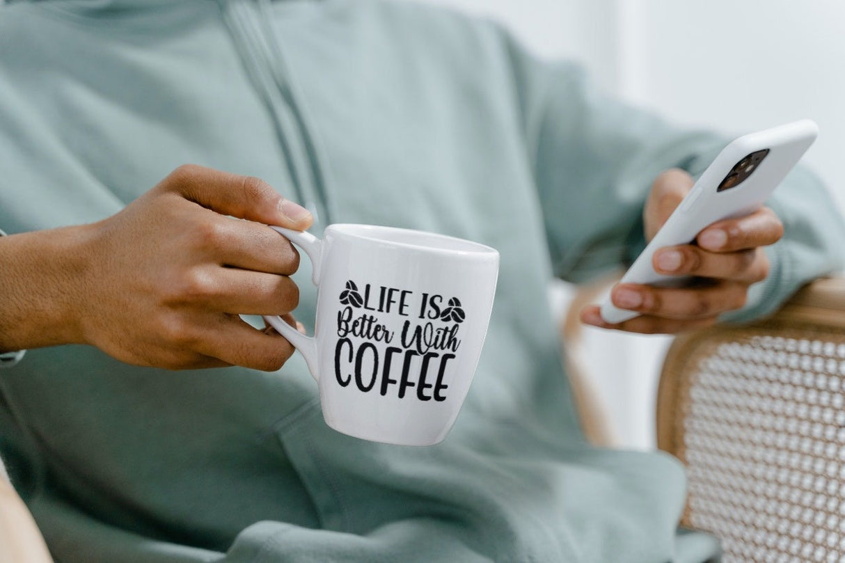 Life Is Better With Coffee SVG Cut File