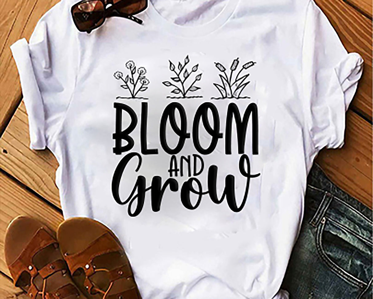 Bloom and Grow SVG Cut File