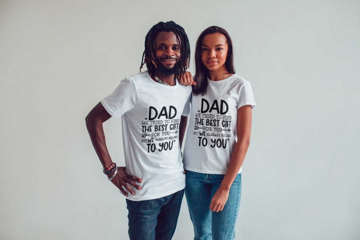 Dad We Tried to Find The Best Gift SVG Cut File