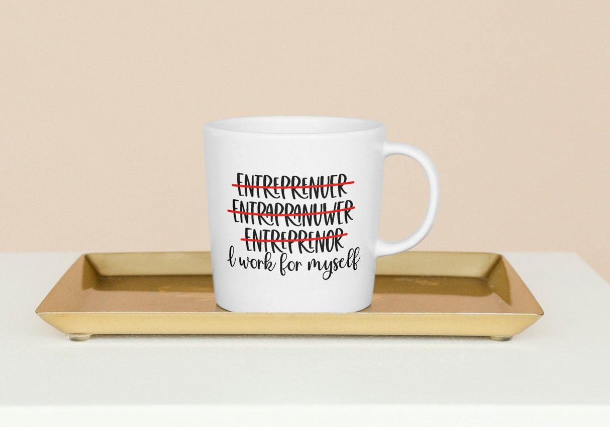 Missed Spelling Entrepreneur Joke   SVG Cut File