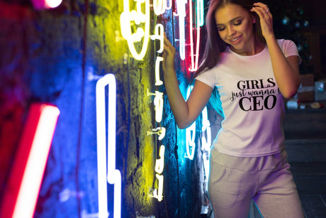 Girls Just Want To Be CEO SVG Cut File