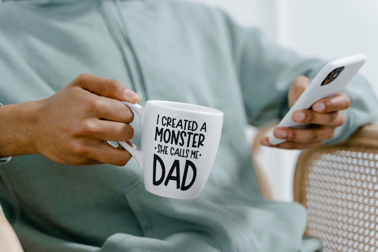 I Created a Monster She Calls Me Dad SVG Cut File