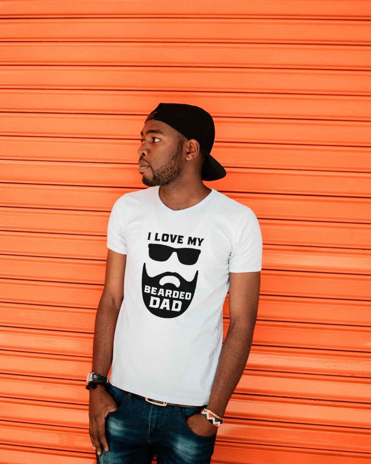 I Love My Bearded Dad SVG Cut File