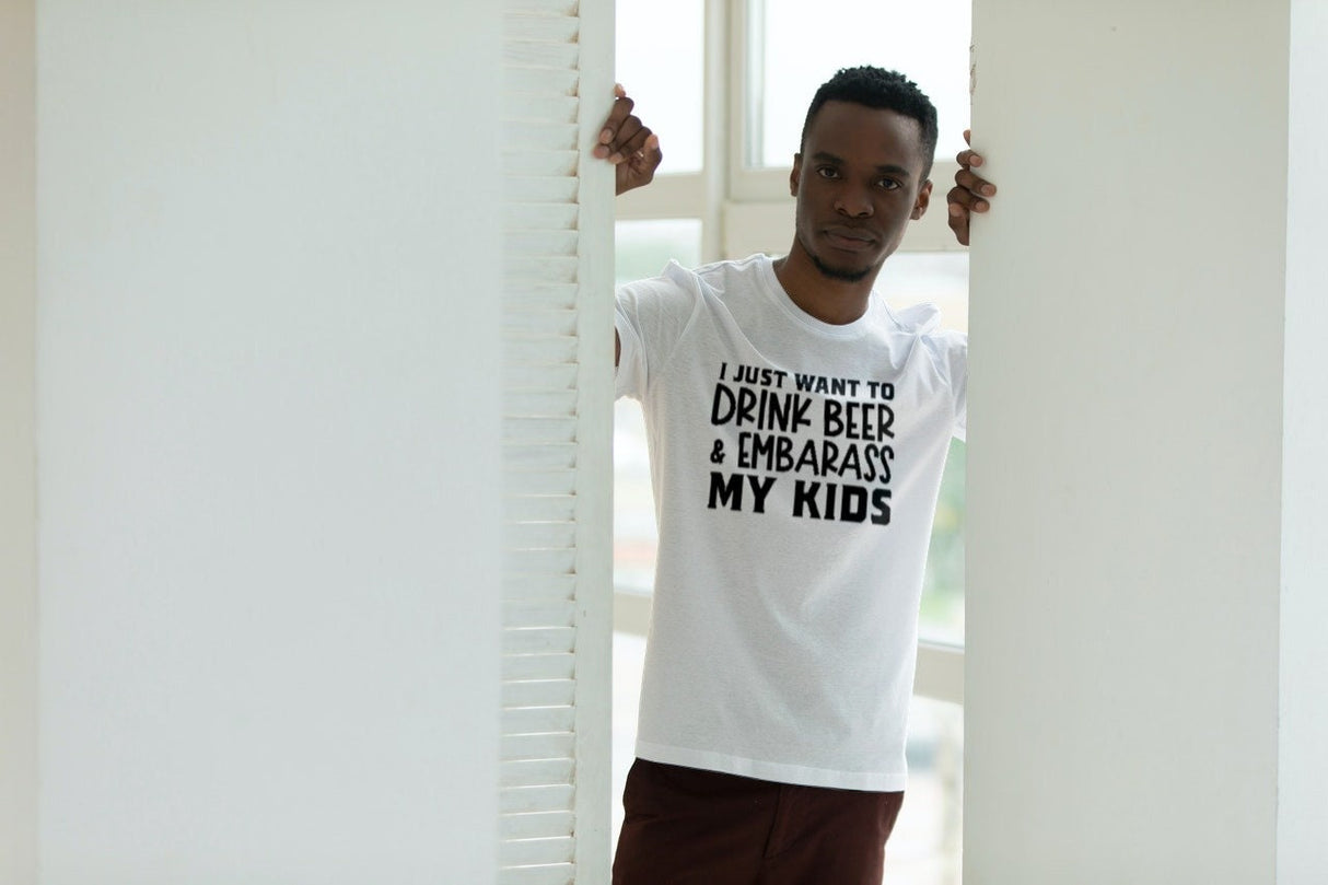 I just Want To Drink Beer & Embarrass My Kids SVG Cut File