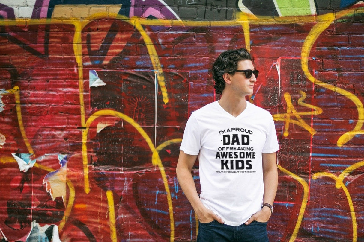 Im A Proud Dad Of Freaking Awesome Kids SVG Cut File