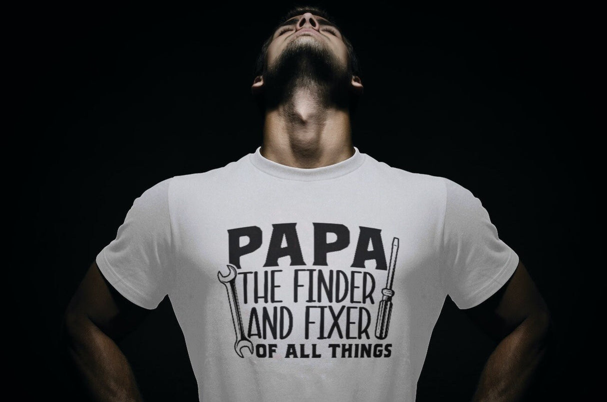 Papa The Finder & Fixer SVG Cut File