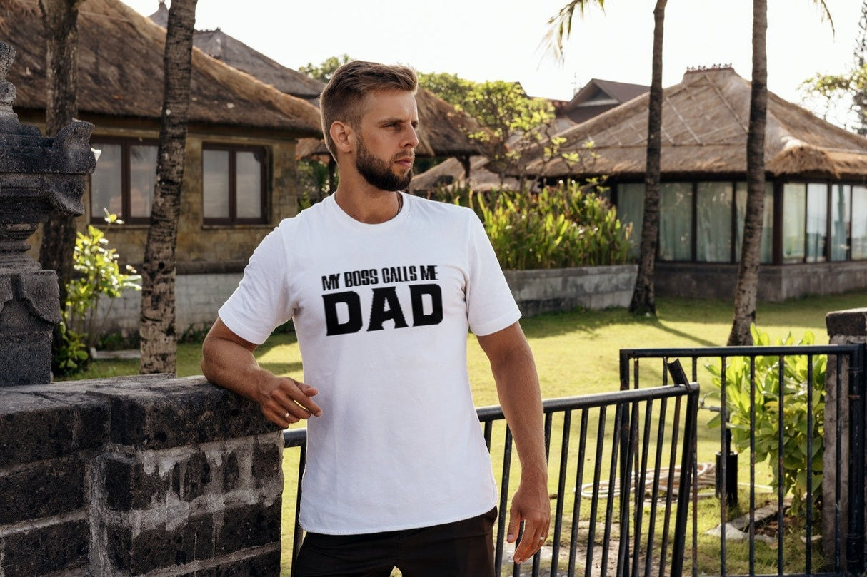 My Boss Calls Me Dad SVG Cut File