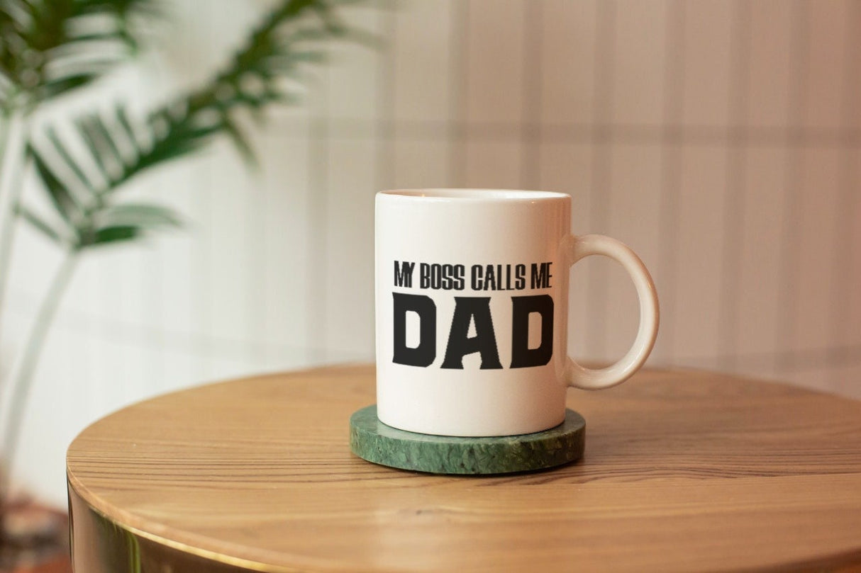 My Boss Calls Me Dad SVG Cut File
