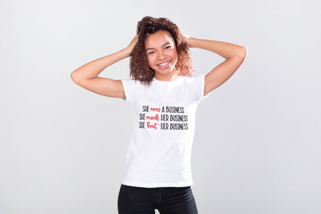 She Owns A business She Minds Her Business SVG Cut File