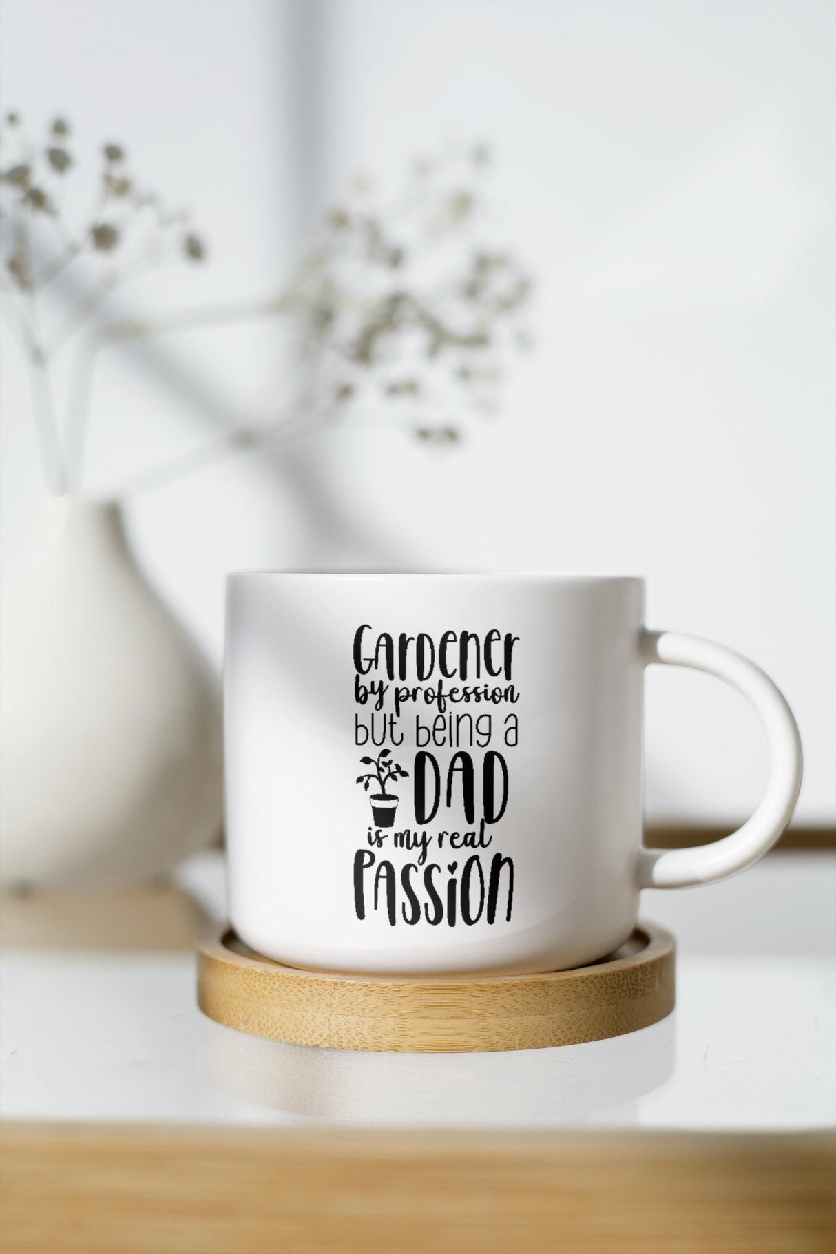 Gardener by Profession Dad Passion SVG Cut File