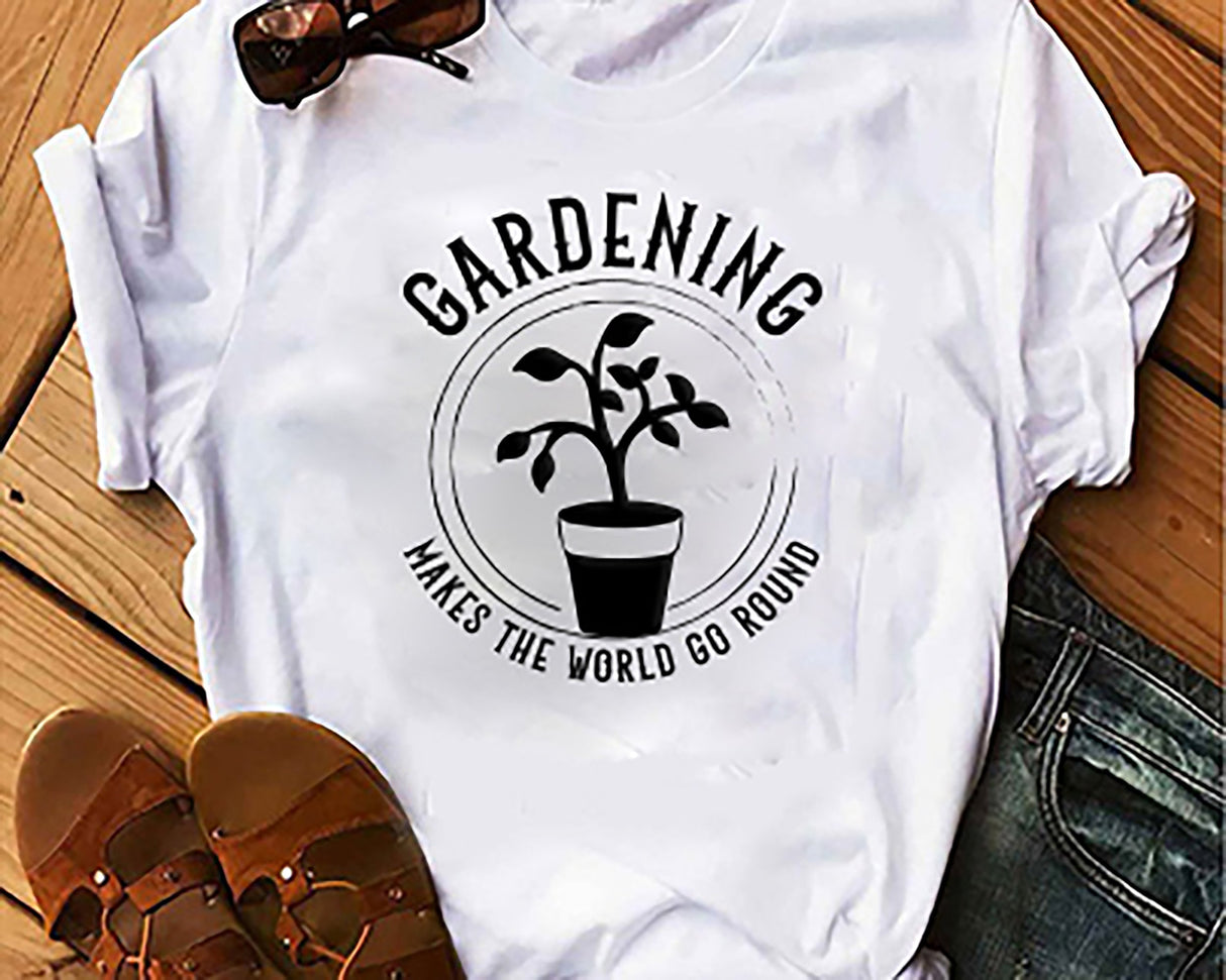 Gardening Make The World Go Round SVG Cut File