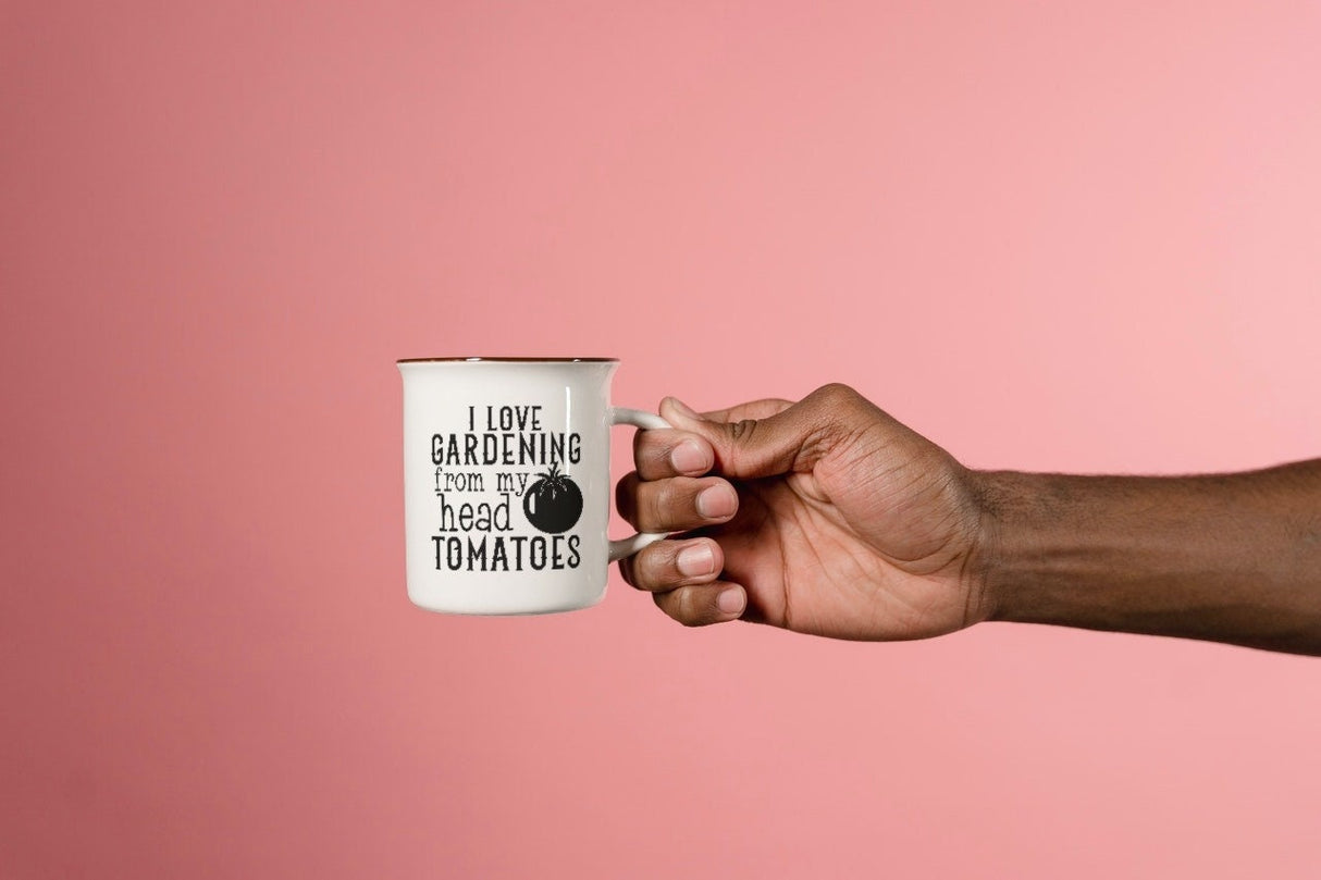 I Love Gardening From My Head Tomatoes SVG Cut File