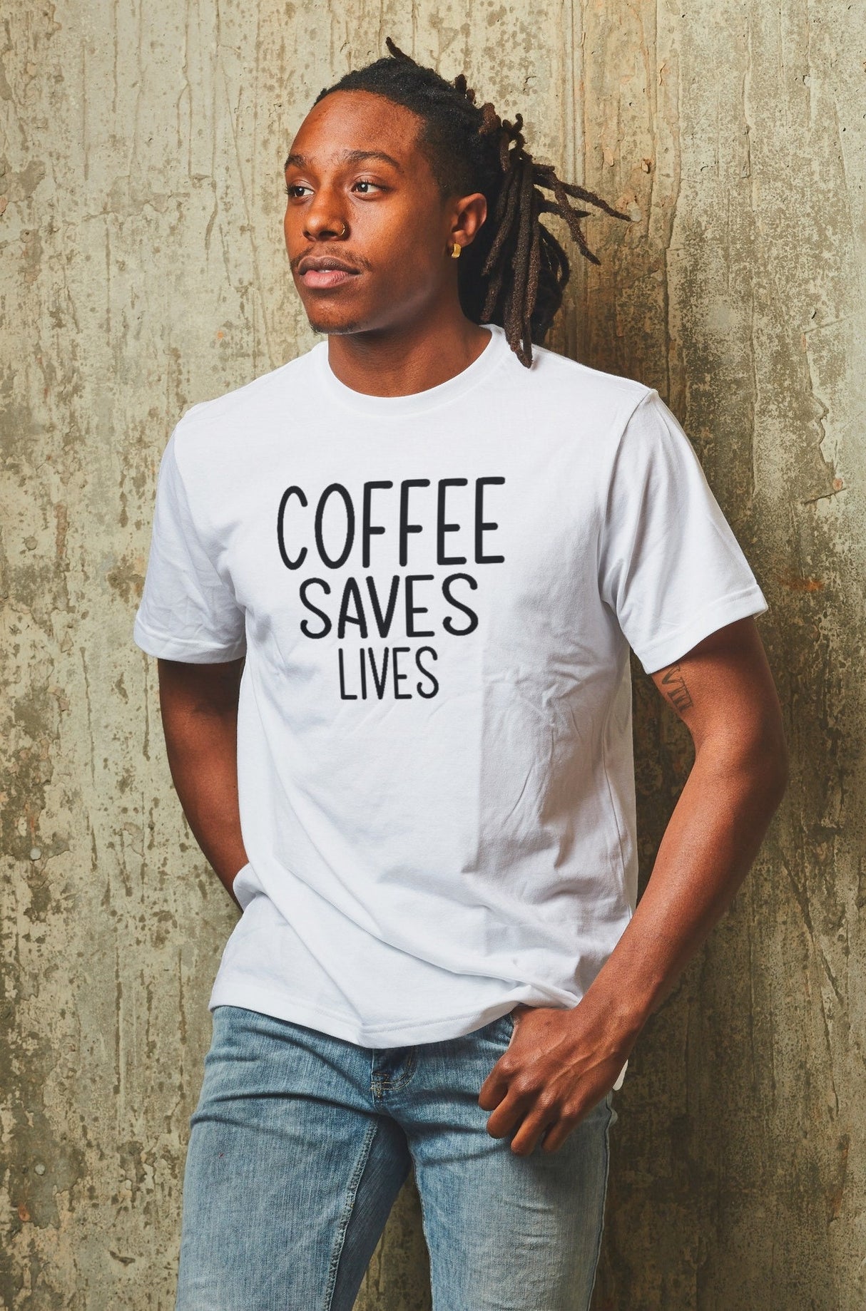 Coffee Saves Lives SVG Cut File