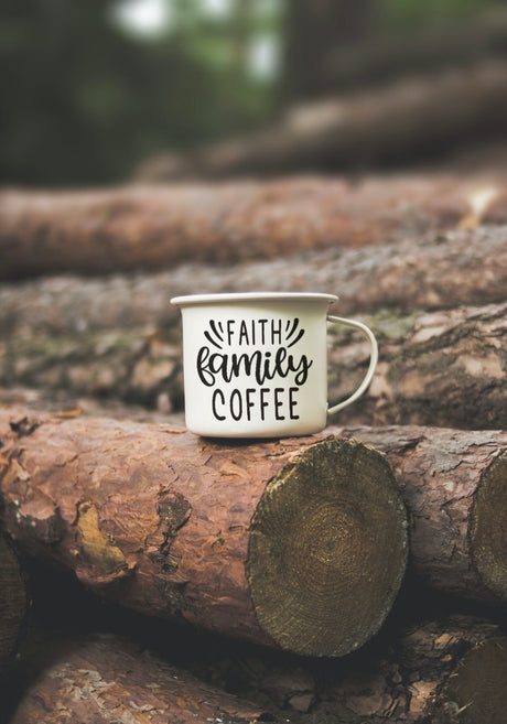 Faith Family Coffee SVG Cut File