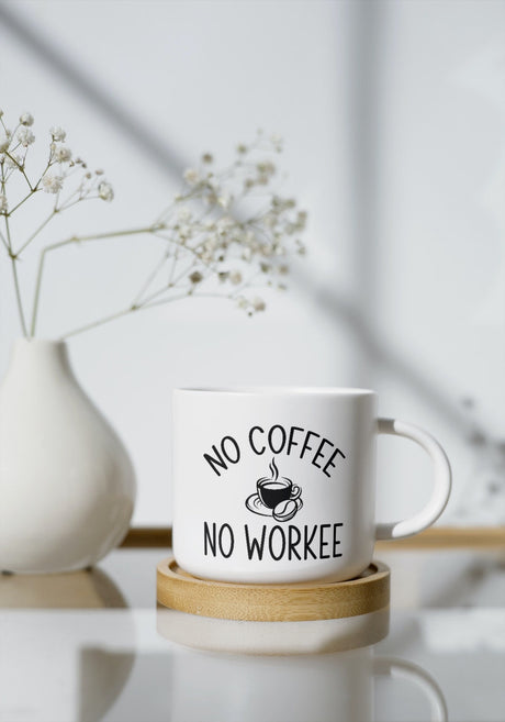 No Coffee No Workee SVG Cut File