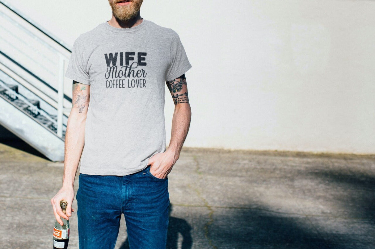 Wife Mother Coffee Lover SVG Cut File