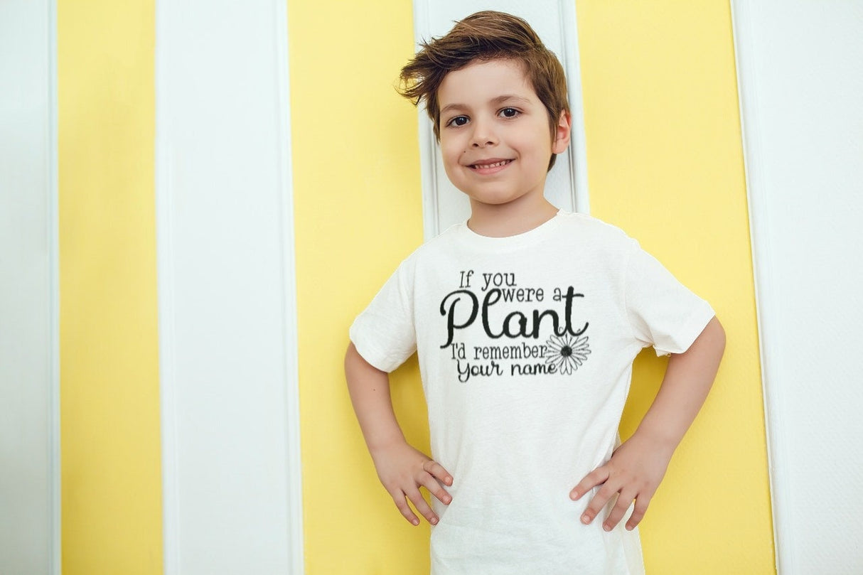 If You were a plant id remember your face SVG Cut File