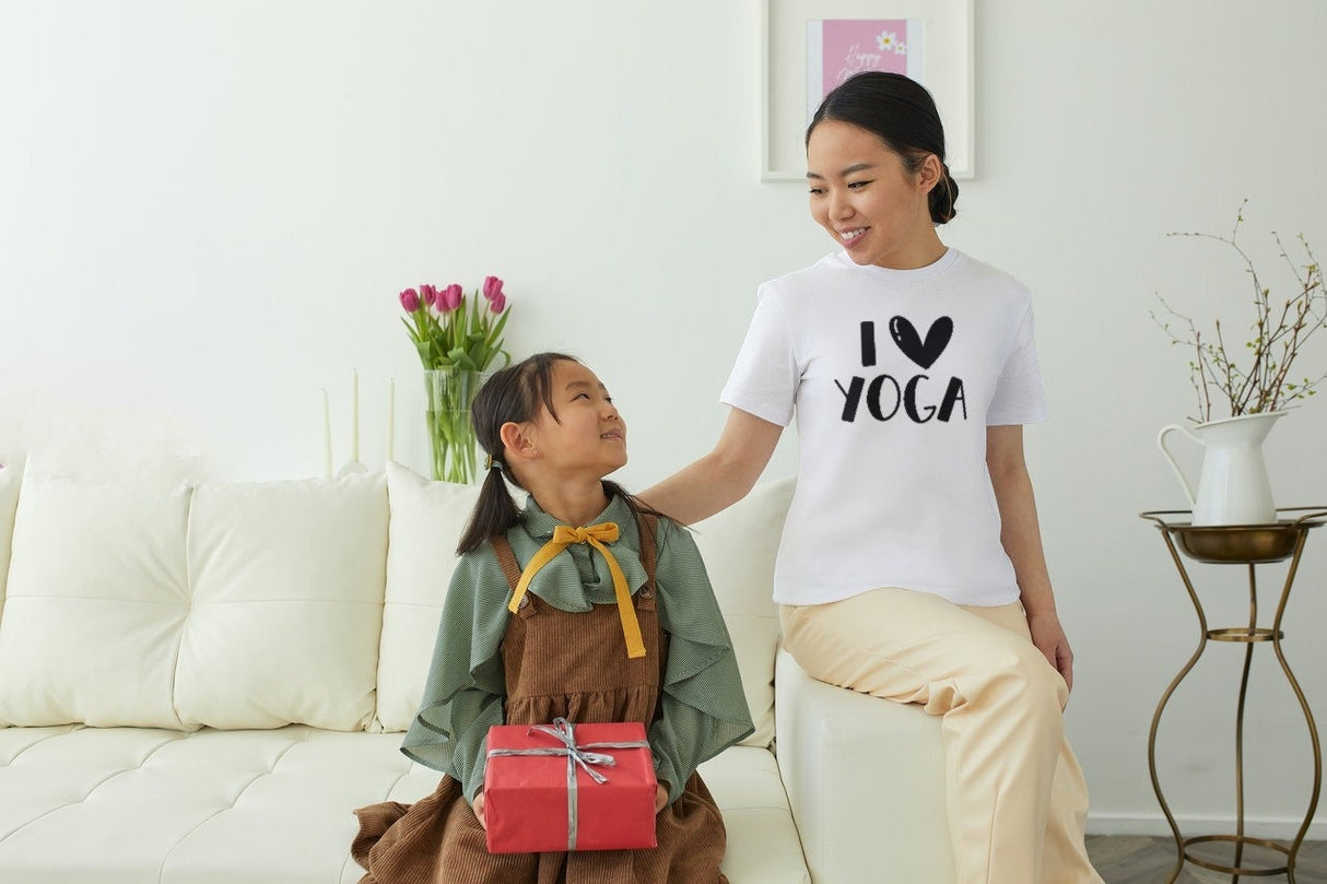 I Love Yoga SVG Cut File