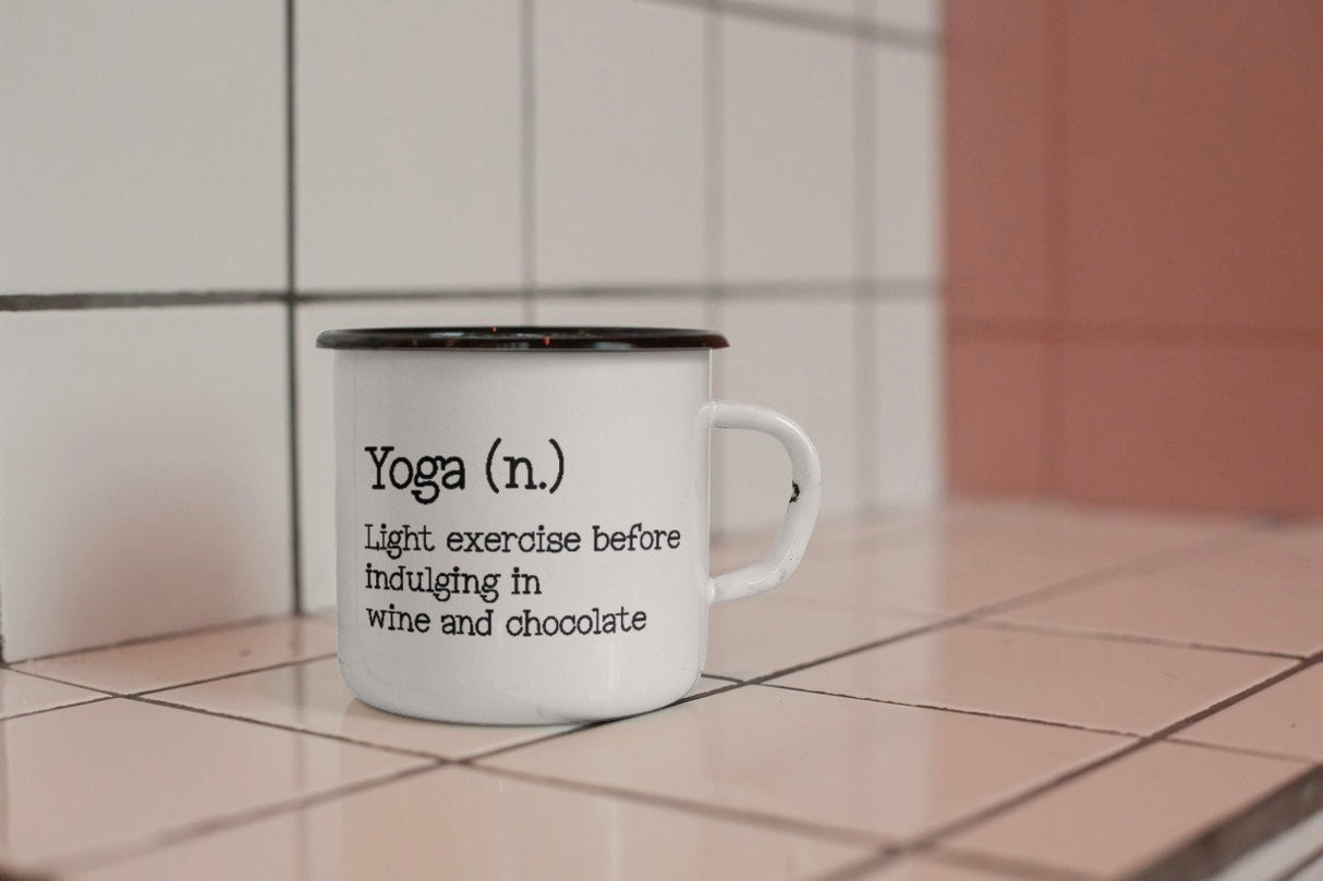 Yoga Light Exercise Before Indulging in Wine & Chocolate SVG Cut File