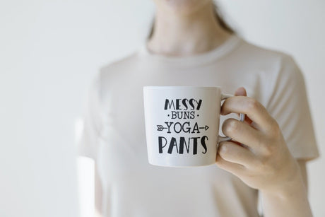 Messy Buns Yoga Pants SVG Cut File