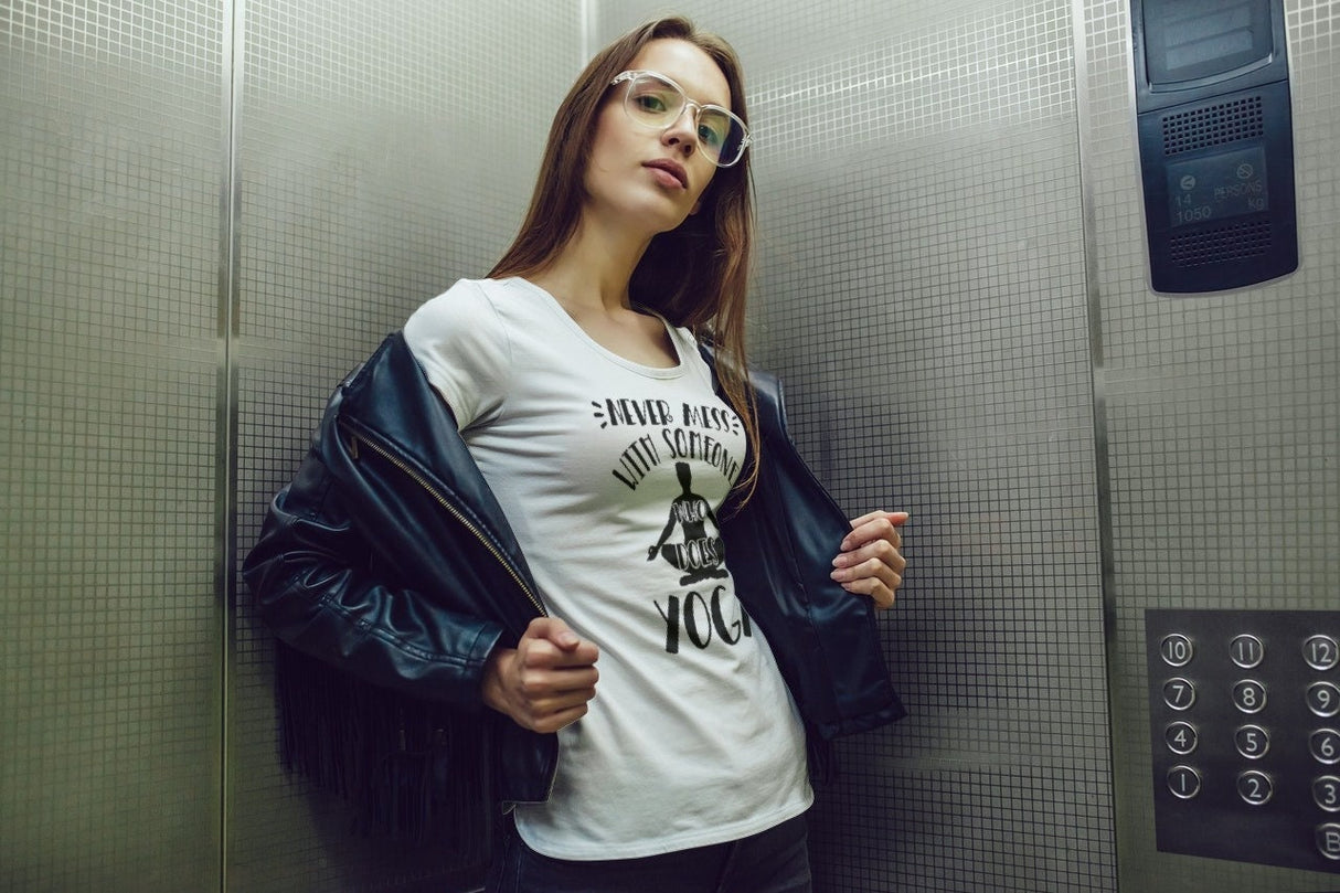 Never Mess With Someone Who Does Yoga SVG Cut File