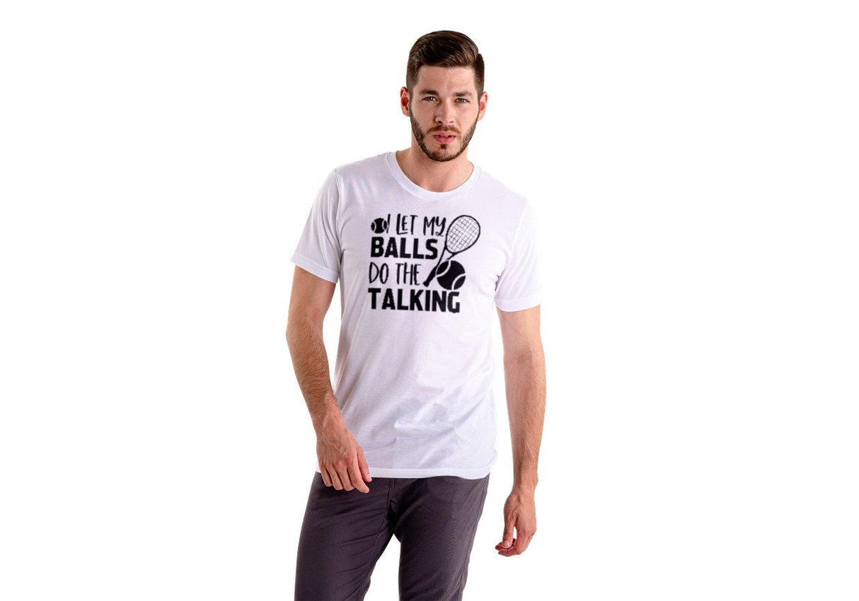I Let My Balls Do The Talking SVG Cut File
