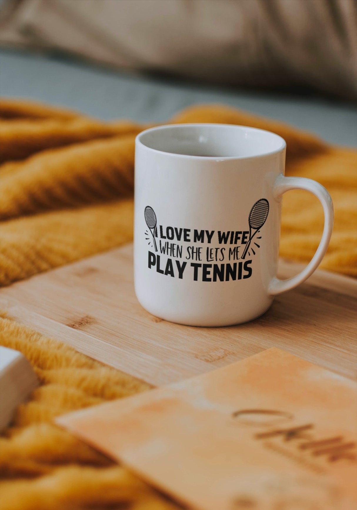 I Love my Wife When She Lets Me Play Tennis SVG Cut File