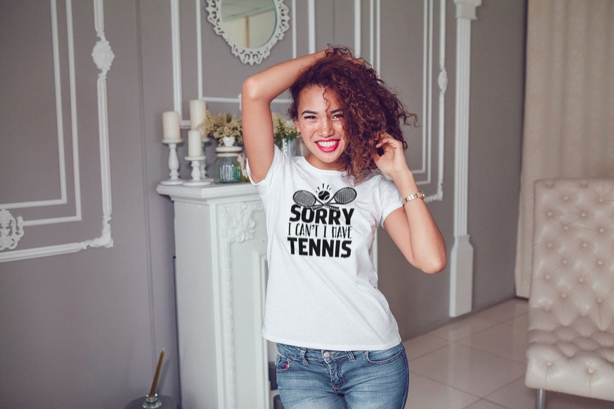 Sorry I Cant I Have Tennis SVG Cut File