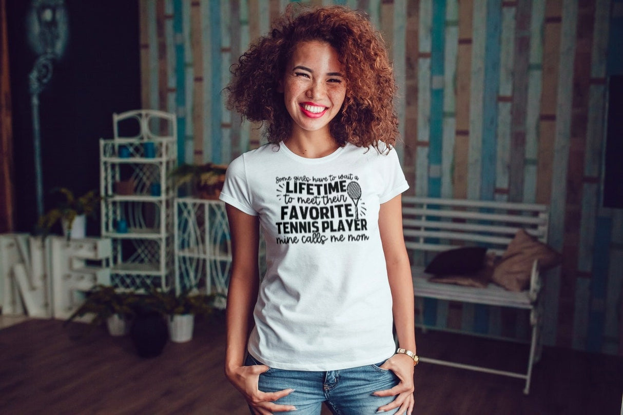 Some Girls Have To Wait A Lifetime -- Mine Calls Me Mom SVG Cut File