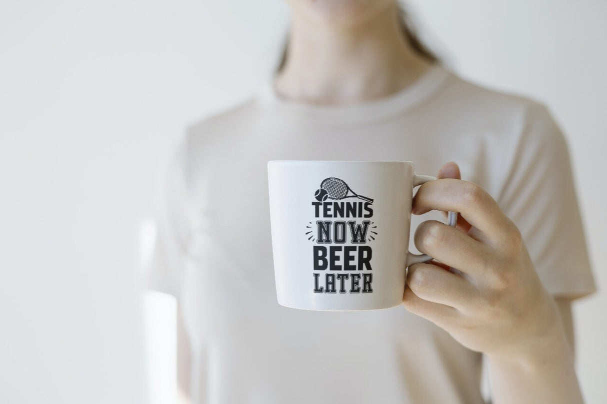 Tennis Now Beer Later SVG Cut File