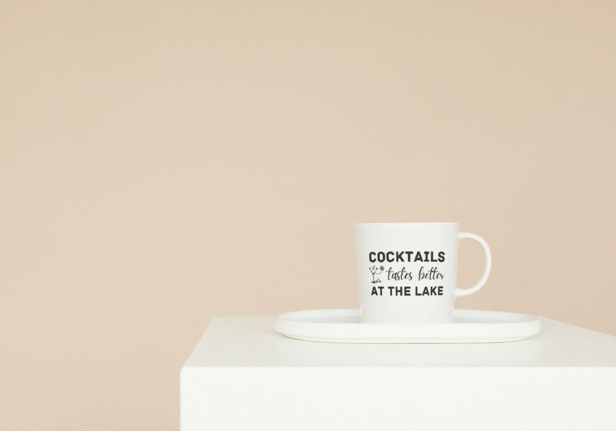Cocktails Taste Better At The Lake SVG Cut File
