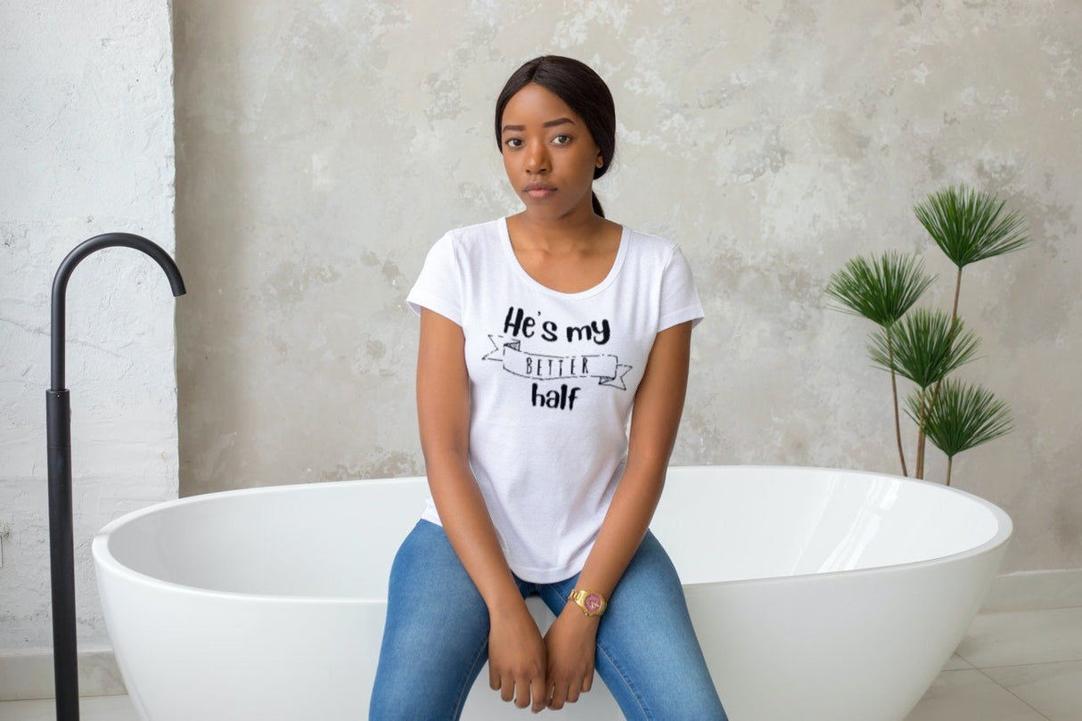 Hes my Better Half SVG Cut File