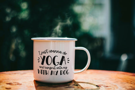 I Just Wanna Do Yoga & Hangout With My Dog SVG Cut File