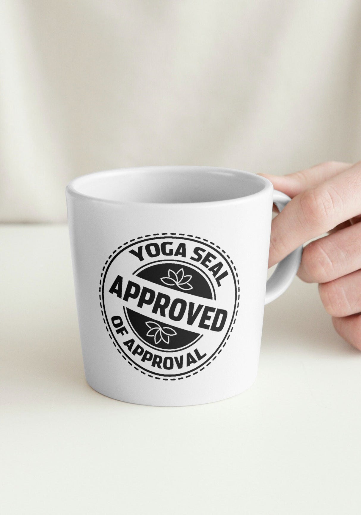 Yoga Seal Of Approval SVG Cut File