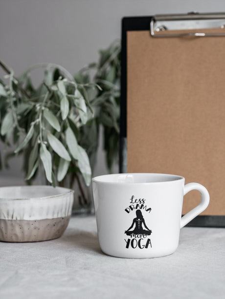 Less Drama More Yoga SVG Cut File