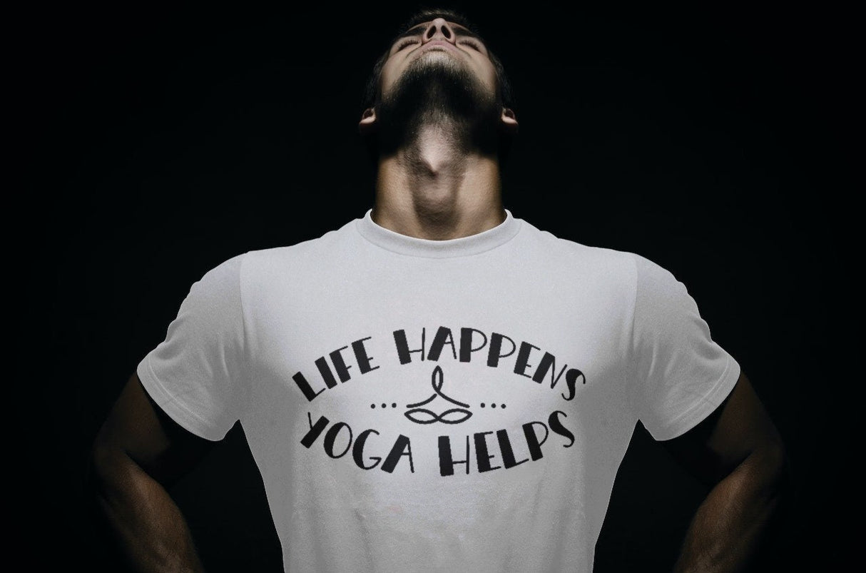 Life Happens Yoga Helps SVG Cut File
