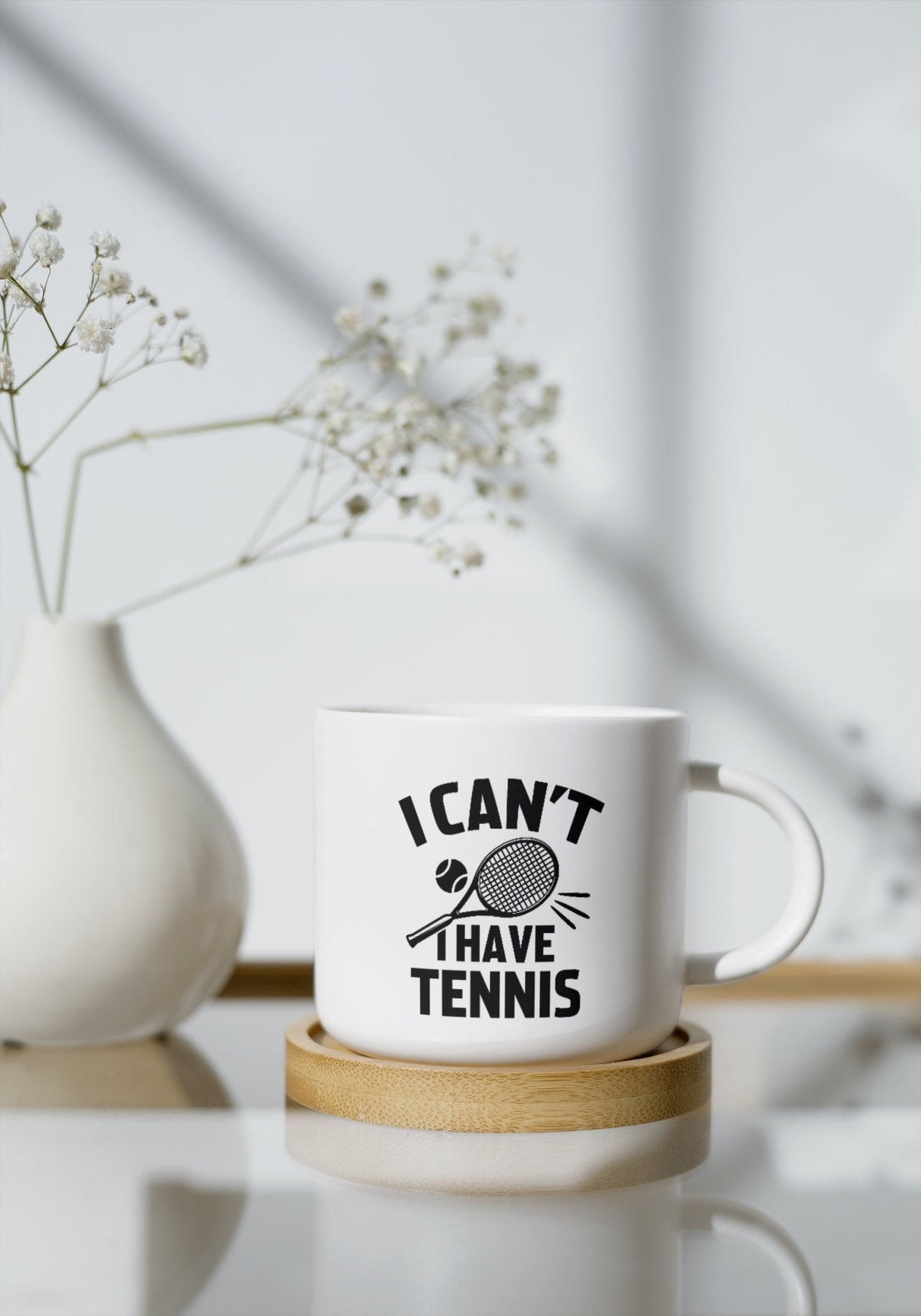 I cant I have tennis SVG Cut File