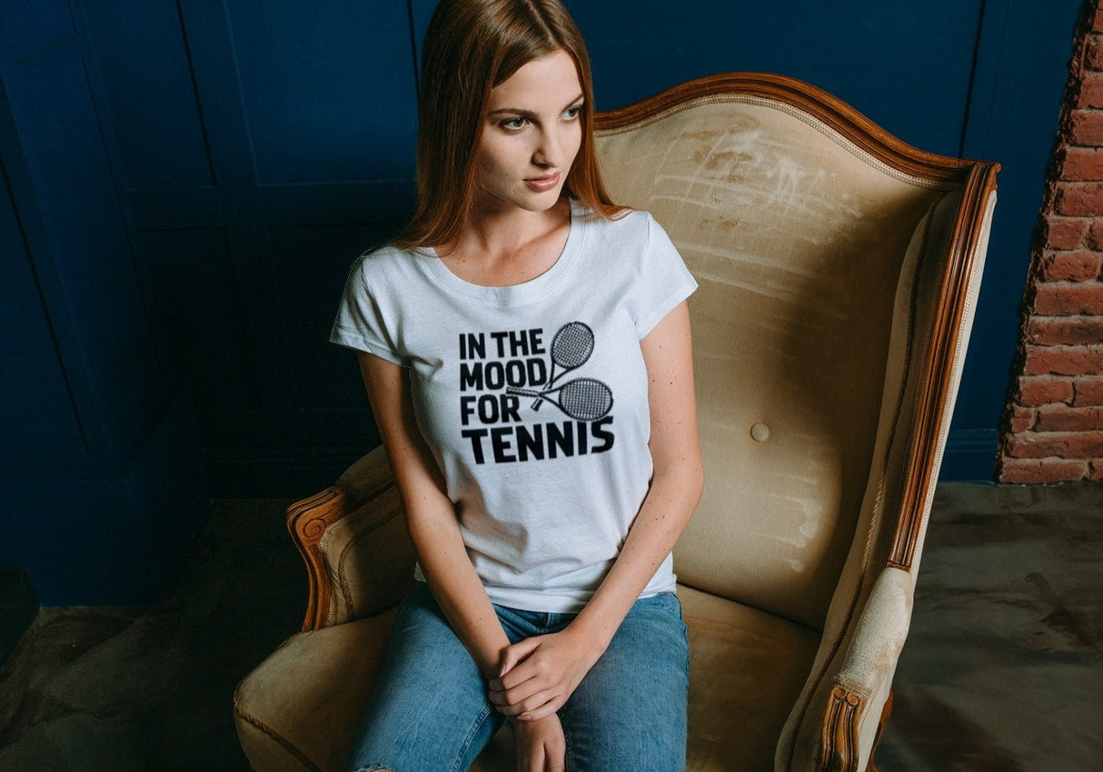 In The Mood For Tennis SVG Cut File