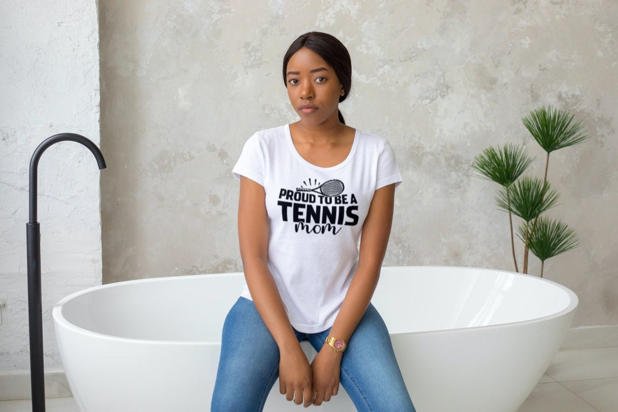 Proud To Be A Tennis Mom SVG Cut File