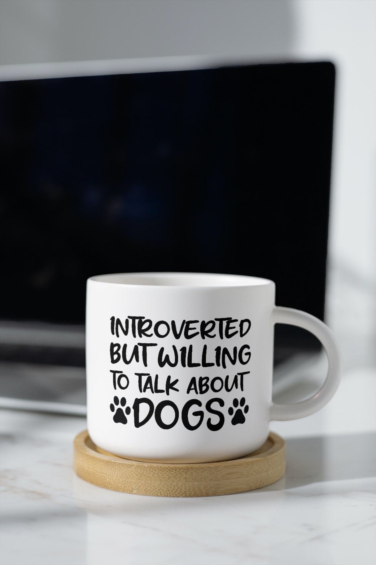 Introverted but willing to talk about dogs SVG Cut File