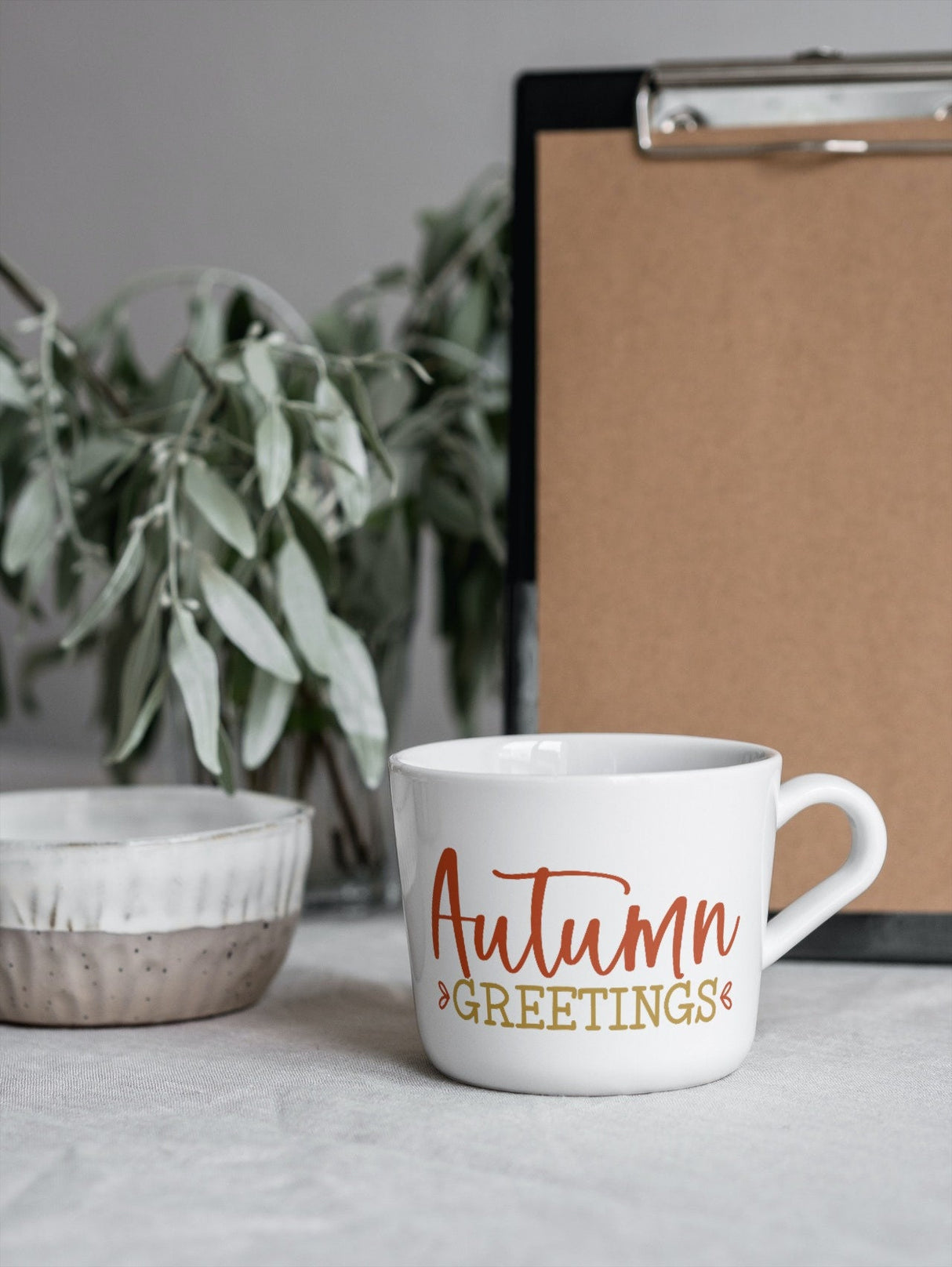 Autumn Greetings SVG Cut File