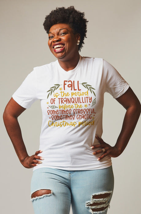 Fall is the period of tranquillity before a stressful Christmas period SVG Cut File