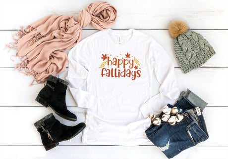 Happy Fallidays SVG Cut File