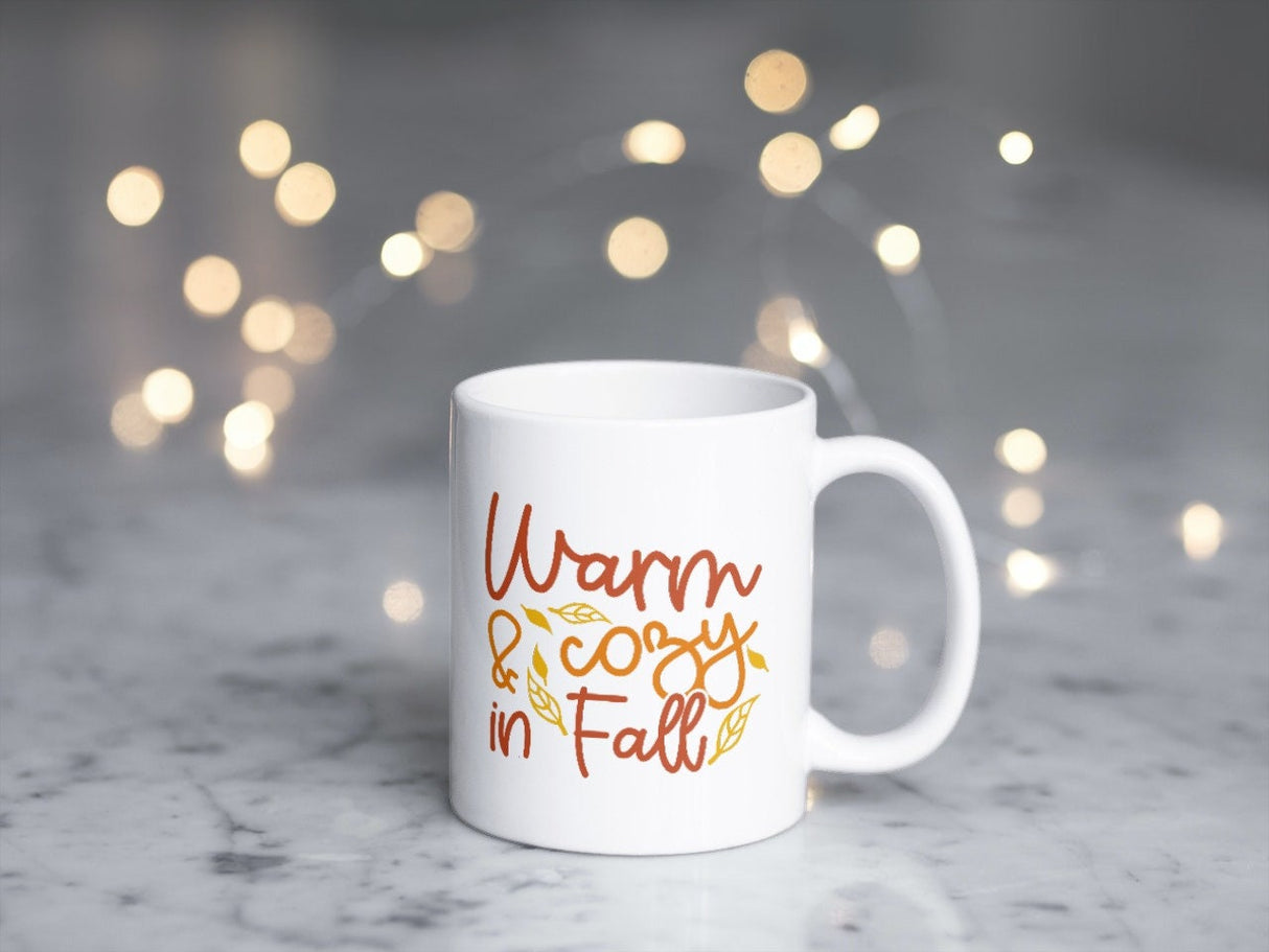 Warm & Cozy in Fall SVG Cut File
