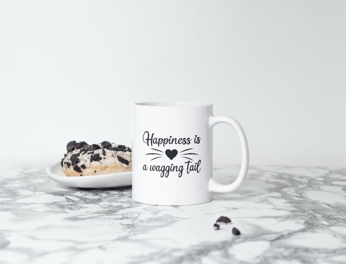Happiness is a wagging tail SVG Cut File