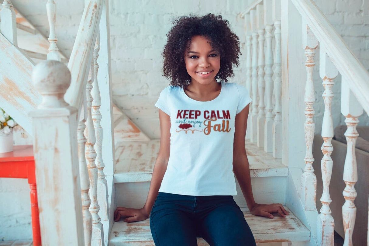 Keep calm and enjoy fall SVG Cut File
