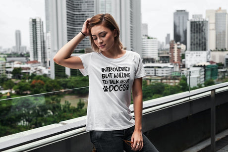 Introverted but willing to talk about dogs SVG Cut File