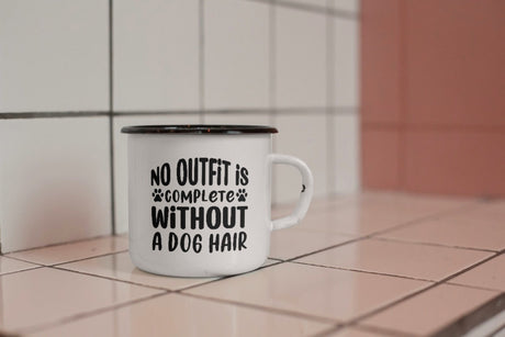 No outfit is complete without a dog hair SVG Cut File